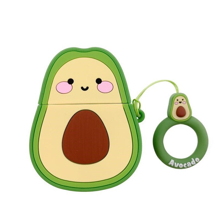 Smiling Avocado Airpod Case Cover by Veasoon