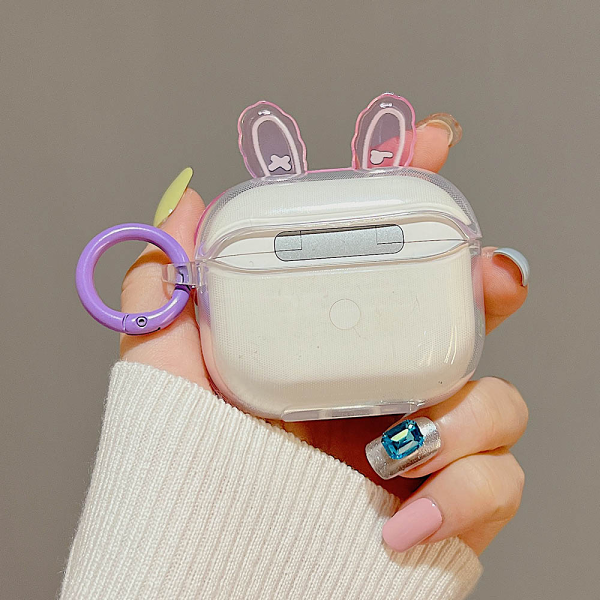 Cute Cat Collage AirPods Charger Case Cover With Ears (2 Designs) by Veasoon