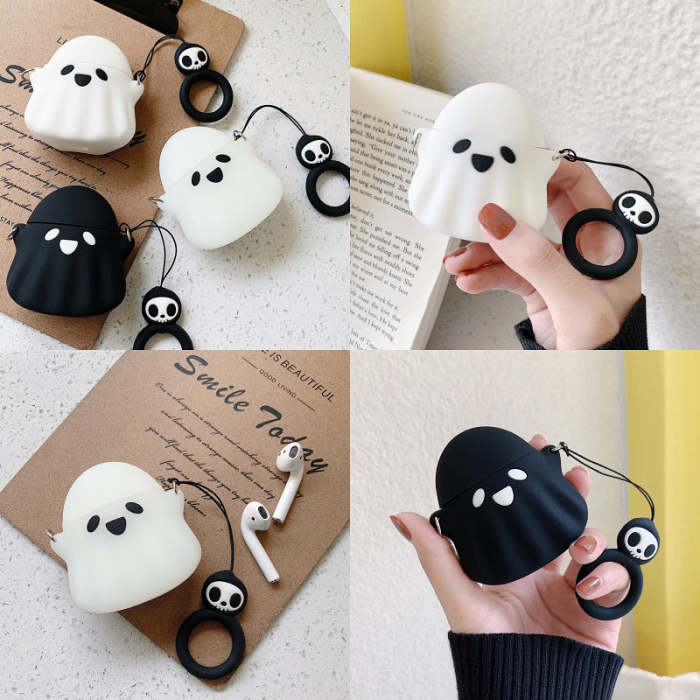 Cute Ghost Airpods Case (1&2) by Veasoon