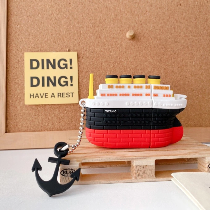 Cruise Ship Airpod Case Cover by Veasoon