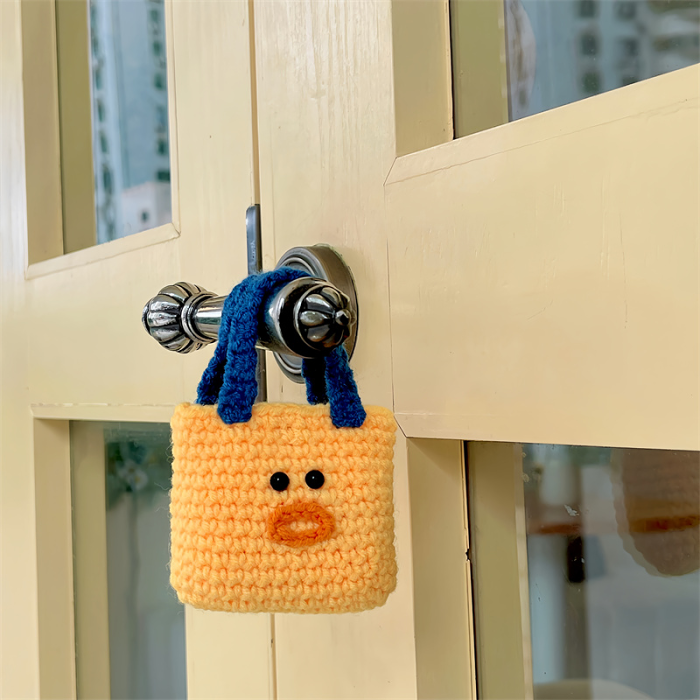 Crochet Duck Tote AirPods Case Cover by Veasoon