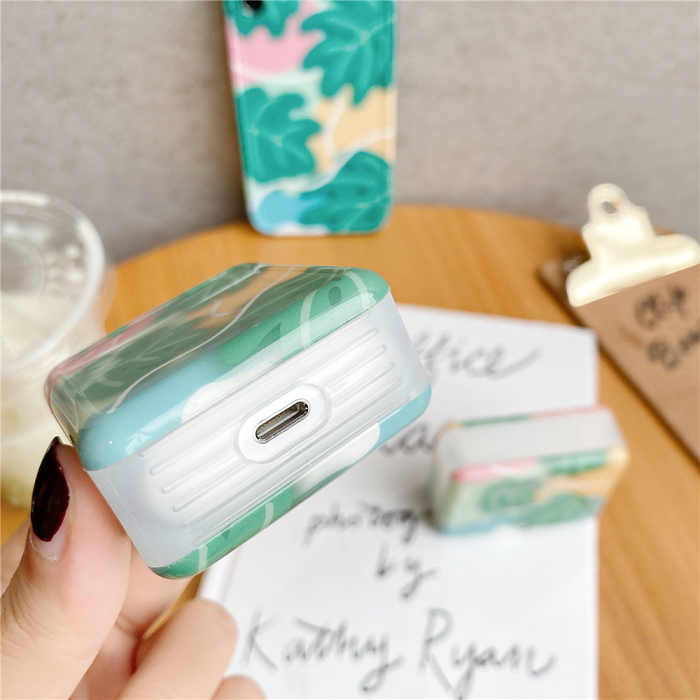Pastel Plants Airpod Case Cover by Veasoon