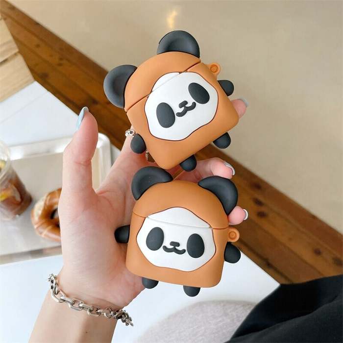 Cute Panda Biscuit Airpods Case (1&2&3&Pro) by Veasoon