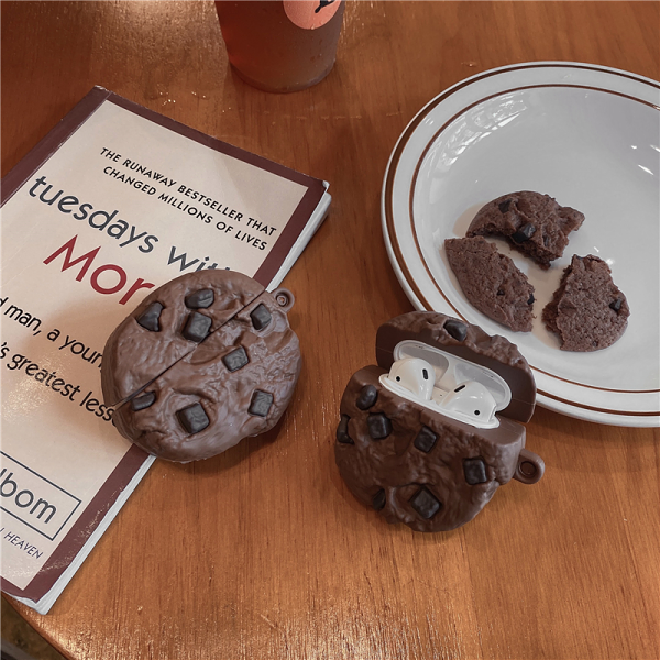 Chocolate Chip Cookie Airpod Case Cover (2 Colours) by Veasoon