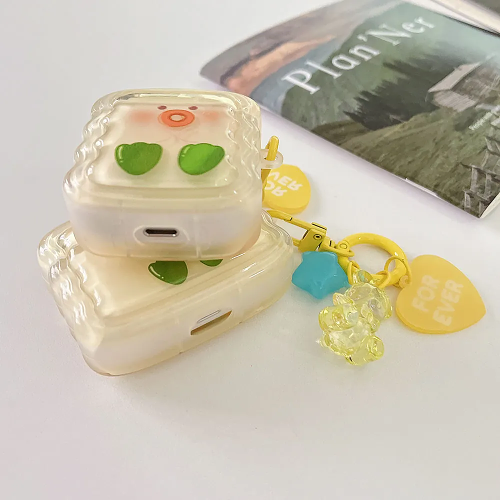 Jelly Duck AirPods Case Cover by Veasoon
