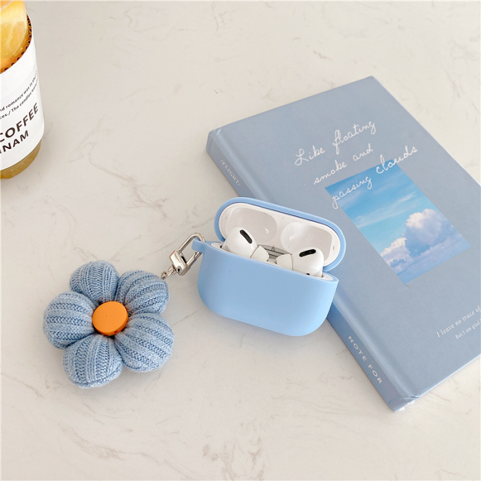 Knitted Daisy Airpod Case Cover (4 Colours) by Veasoon