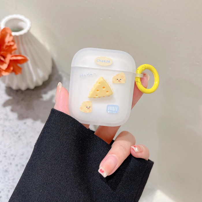 Cheese Slice AirPods Case Cover by Veasoon