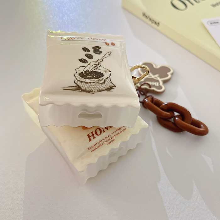 Candy Packet Honey and Coffee AiPods Case Cover (2 Designs) by Veasoon