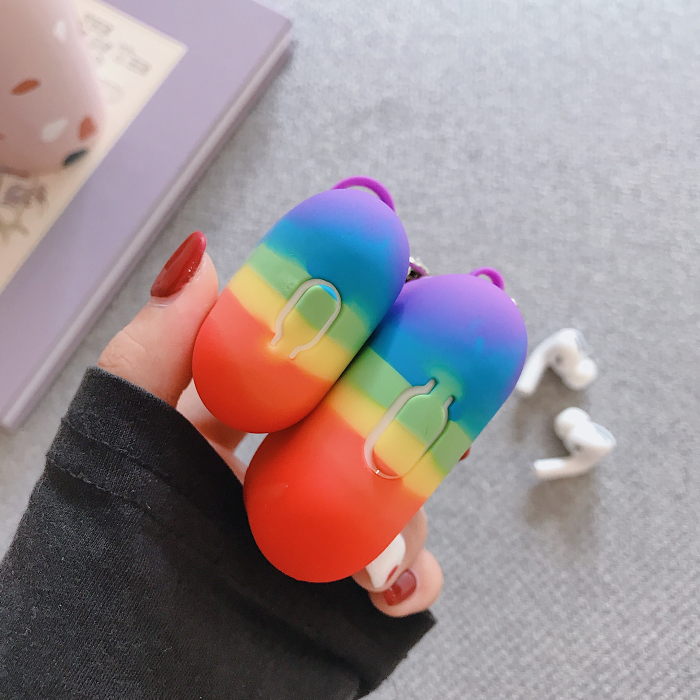 Rainbow Airpod Case Cover by Veasoon