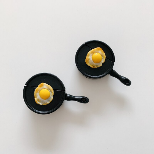 Fried Egg Pan Airpod Case Cover by Veasoon