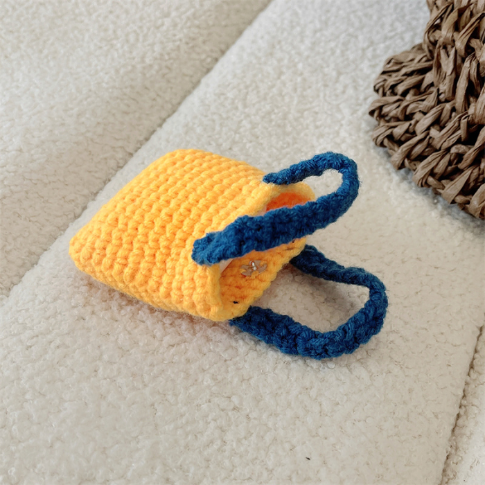 Crochet Duck Tote AirPods Case Cover by Veasoon