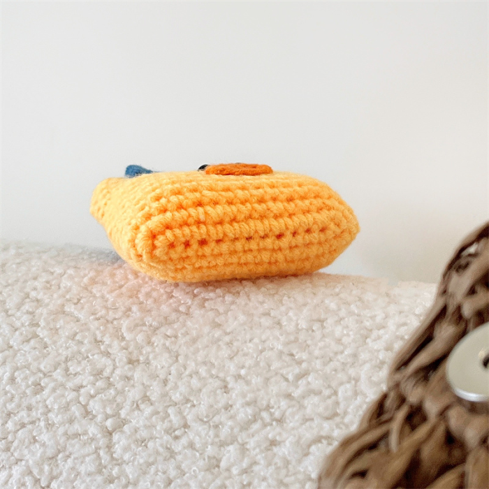 Crochet Duck Tote AirPods Case Cover by Veasoon