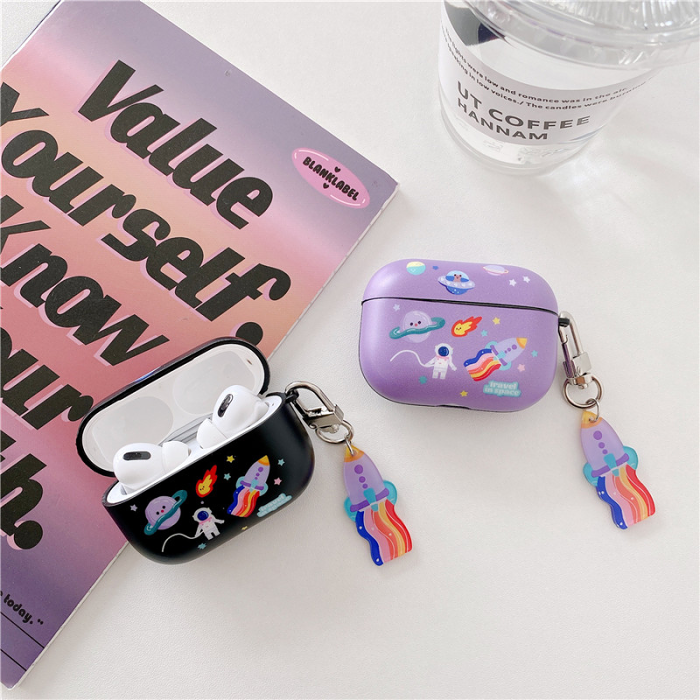 Space Travel Airpod Case Cover (2 Colours) by Veasoon