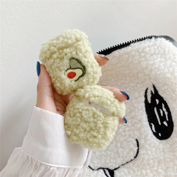 Teddy Avocado Airpod Case Cover by Veasoon