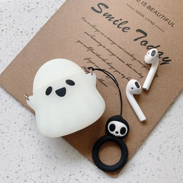 Cute Ghost Airpods Case (1&2) by Veasoon