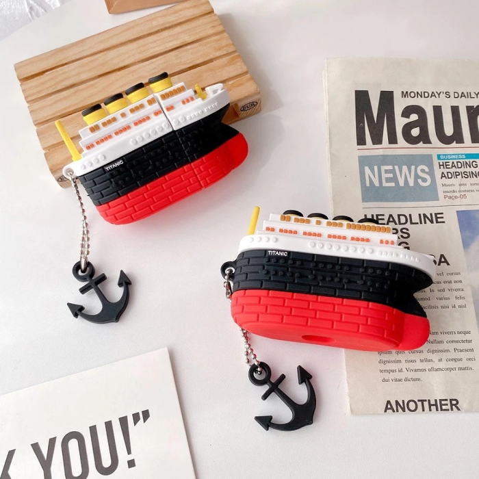 Cruise Ship Airpod Case Cover by Veasoon