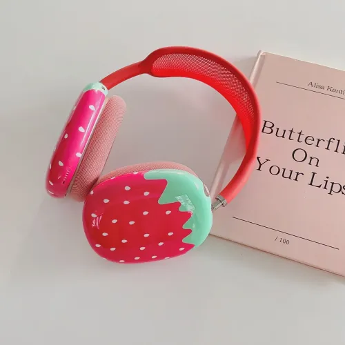 Strawberry Headphone Covers by Veasoon