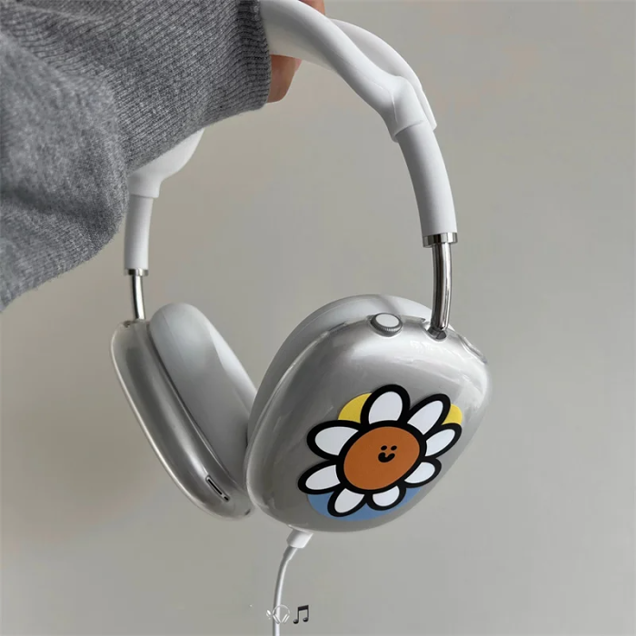 Funny Flowers Headphone Covers by Veasoon