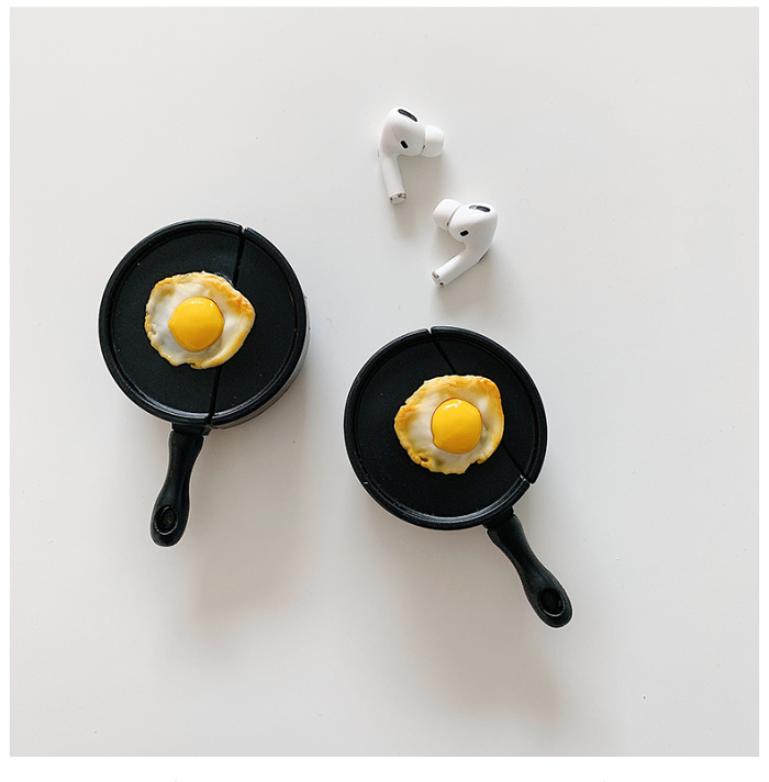 Fried Egg Pan Airpod Case Cover by Veasoon
