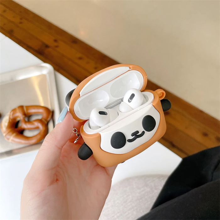Toast Panda Airpod Case Cover by Veasoon
