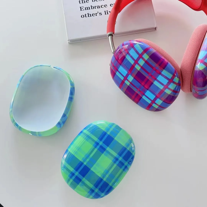 Clueless Tartan Check Headphone Covers (2 Designs) by Veasoon