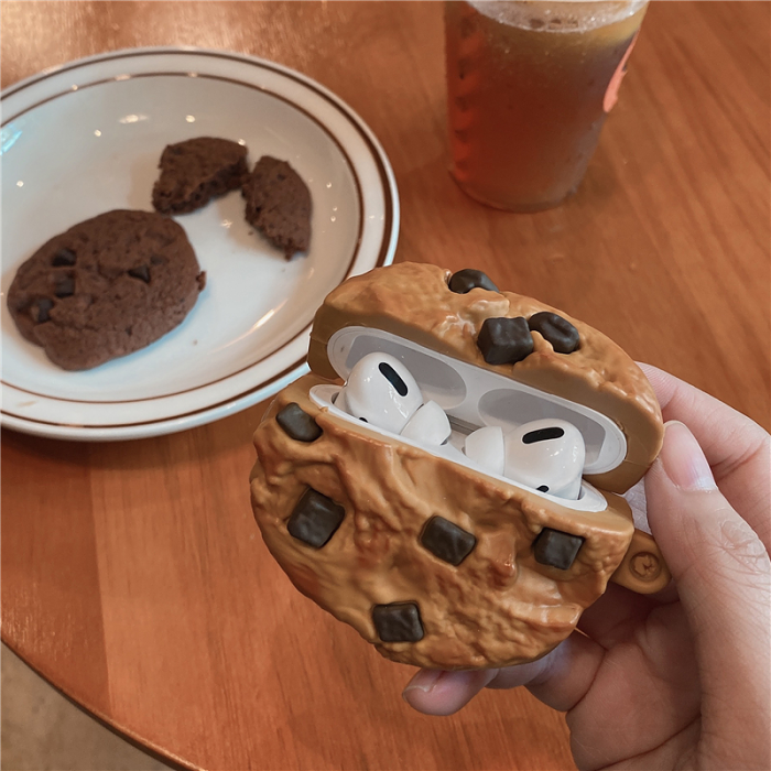 Chocolate Chip Cookie Airpod Case Cover (2 Colours) by Veasoon