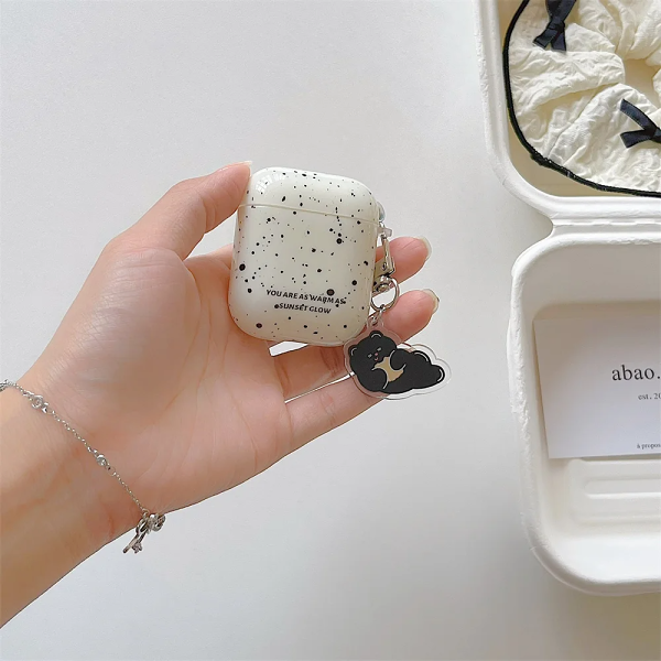 Biscuit Bear AirPods Charger Case Cover by Veasoon