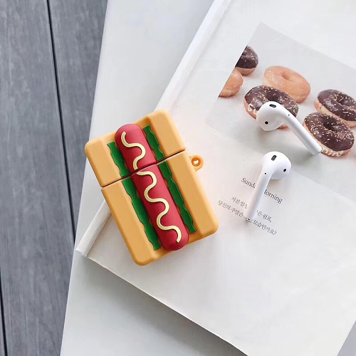 Hot Dog Airpod Case Cover by Veasoon