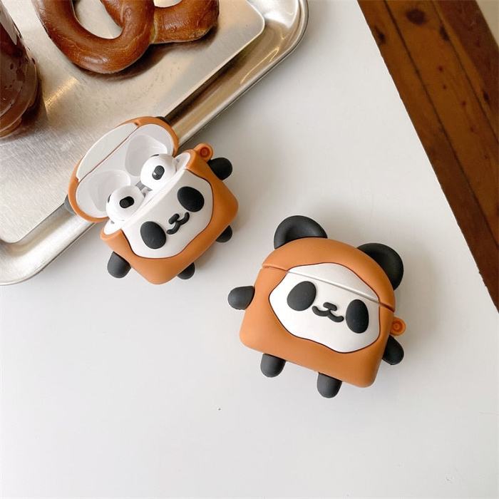 Cute Panda Biscuit Airpods Case (1&2&3&Pro) by Veasoon