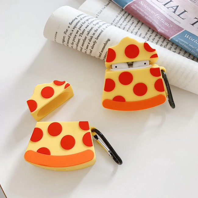 Slice of Pizza Airpod Case Cover by Veasoon