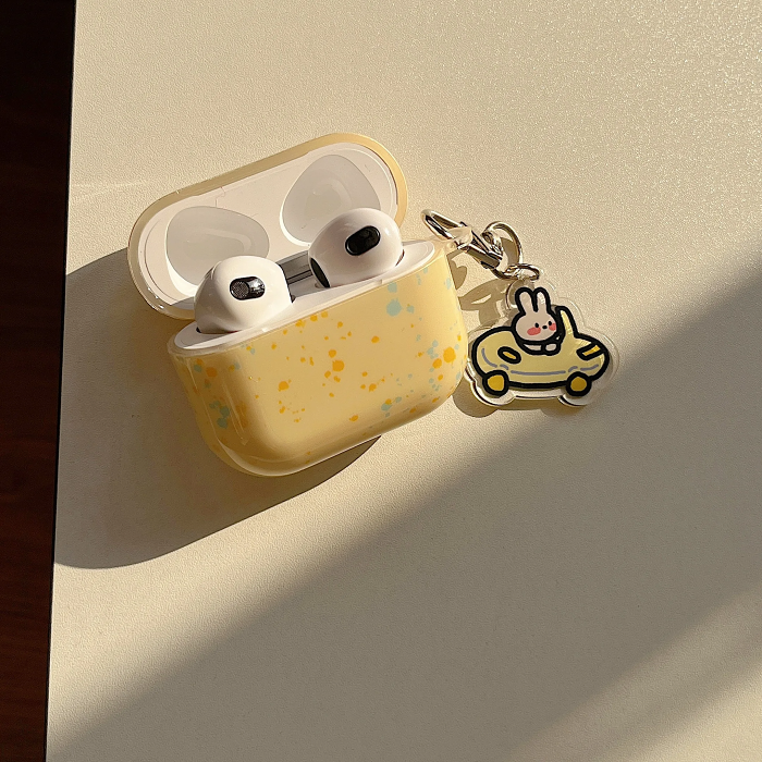 Road Trip Bear and Bunny AirPods Charger Case Cover (2 Designs) by Veasoon