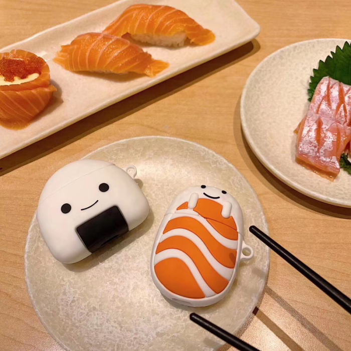 Sushi Airpod Case Cover (2 Designs) by Veasoon