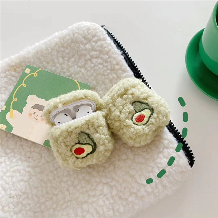 Teddy Avocado Airpod Case Cover by Veasoon