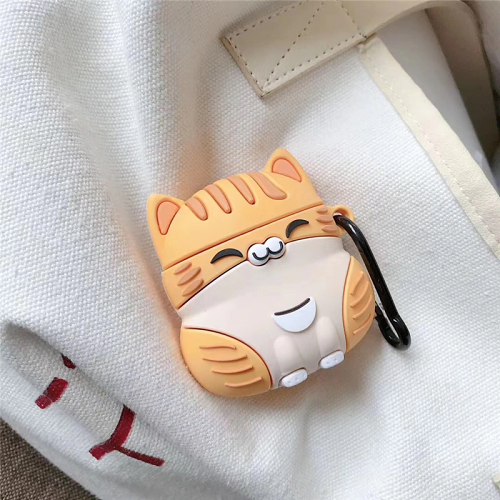 Happy Cat Airpod Case Cover (2 Colours) by Veasoon