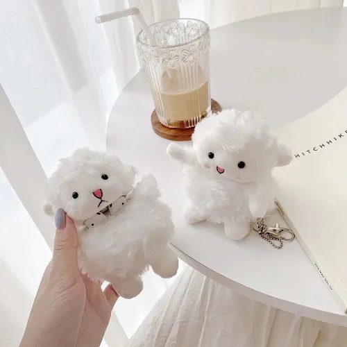 Plush Sheep AirPod Case Cover by Veasoon