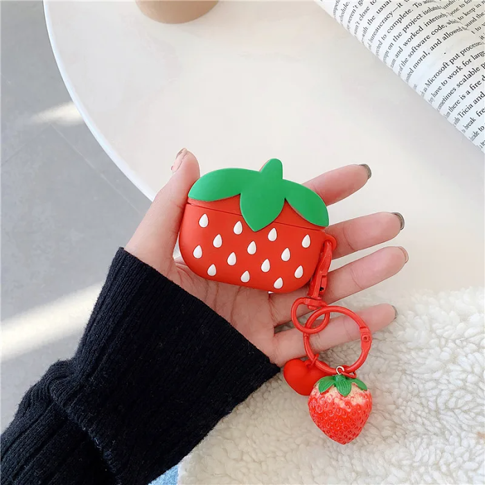 Strawberry AirPods Case Cover by Veasoon