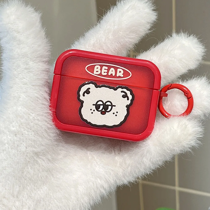 Teddy Bear AirPod Case Cover by Veasoon