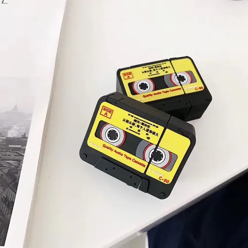 Cassette Tape Airpod Case Cover by Veasoon