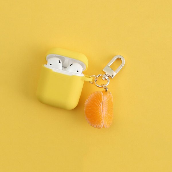 Satsuma Slice Airpod Case Cover (2 Colours) by Veasoon