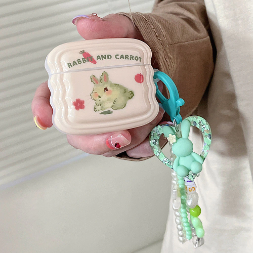 Rabbit and Carrot AirPods Charger Case Cover by Veasoon