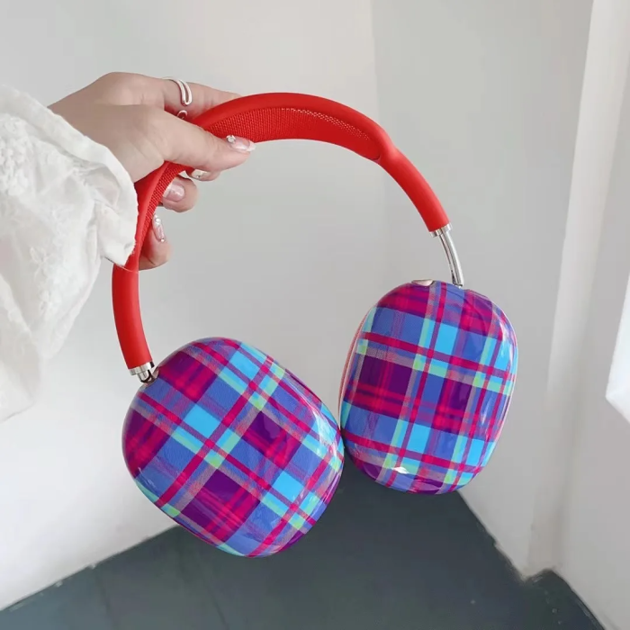 Clueless Tartan Check Headphone Covers (2 Designs) by Veasoon