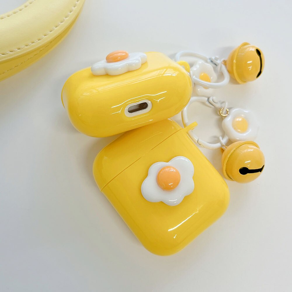 Fried Egg AirPods Case Cover by Veasoon
