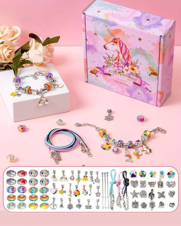 Best Gift To My Girl DIY Crystal Bracelet Set