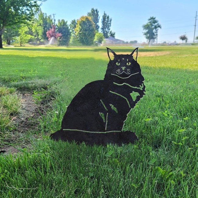 Maine Coon Cat Silhouette