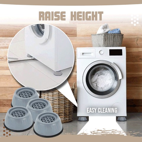 （Spring Big Sale）Non-Vibration Rubber Washing Machine Feet-4PS