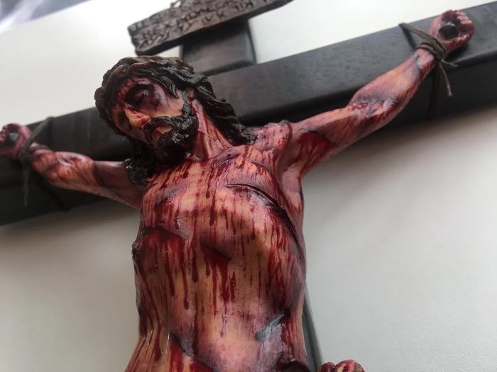 God Be With You - Realistic Crucifix Christ Wound For Meditation(FREE SHIPPING)