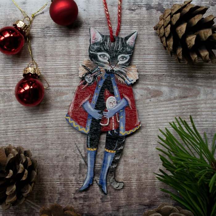HandmadeVintage Halloween hanging ornament