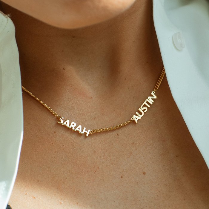 Minimalist Personalized Name Necklace