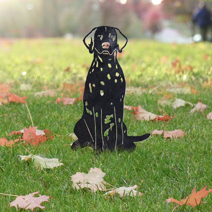 Dalmatian Metal Silhouette