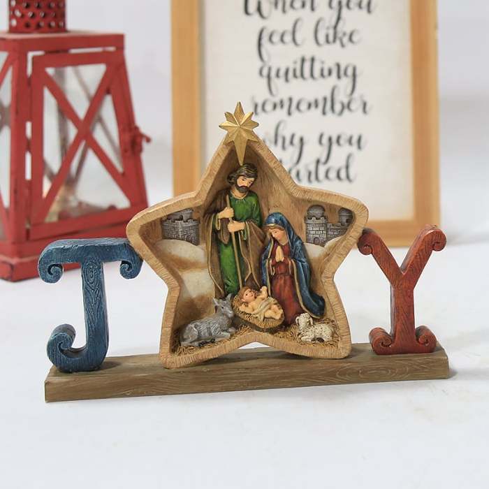 Christian Jesus Birth Scene Decorative